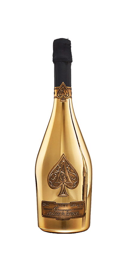 ACE OF SPADES GOLD ARMAND DE BRIGNAC 1.5 LT MAGNUM CHAMPAGNE BOTTLE EMPTY