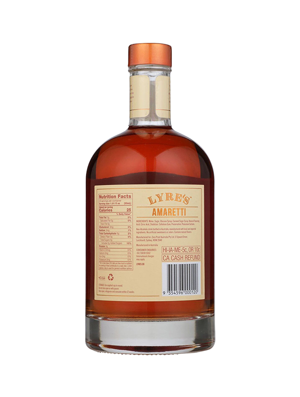 Amaretti Non-Alcoholic Spirit - Lyre's