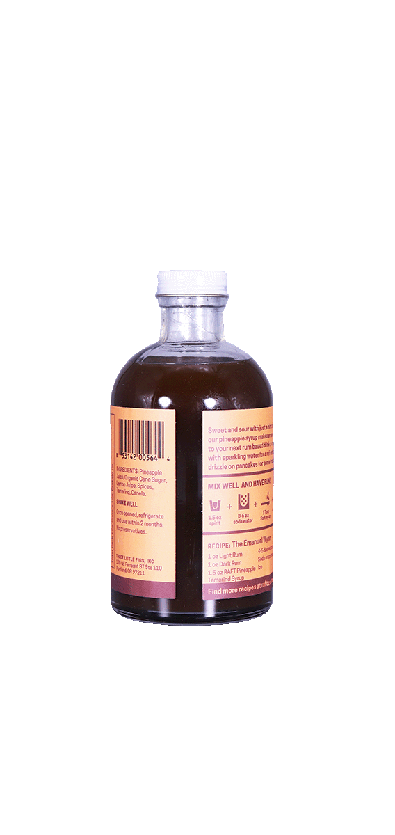 Pineapple Tamarind Syrup Raft