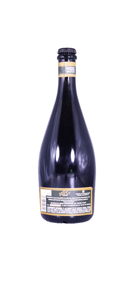 Super Floreale Baladin beer bottle 750 ml with Amarillo hops.