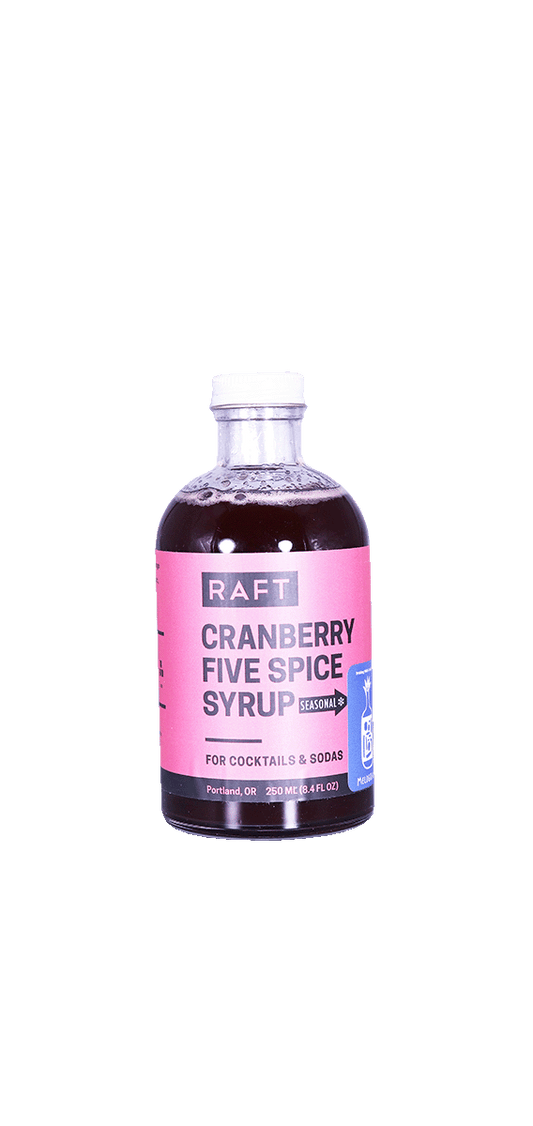 Cranberry Five Spice Syrup Raft
