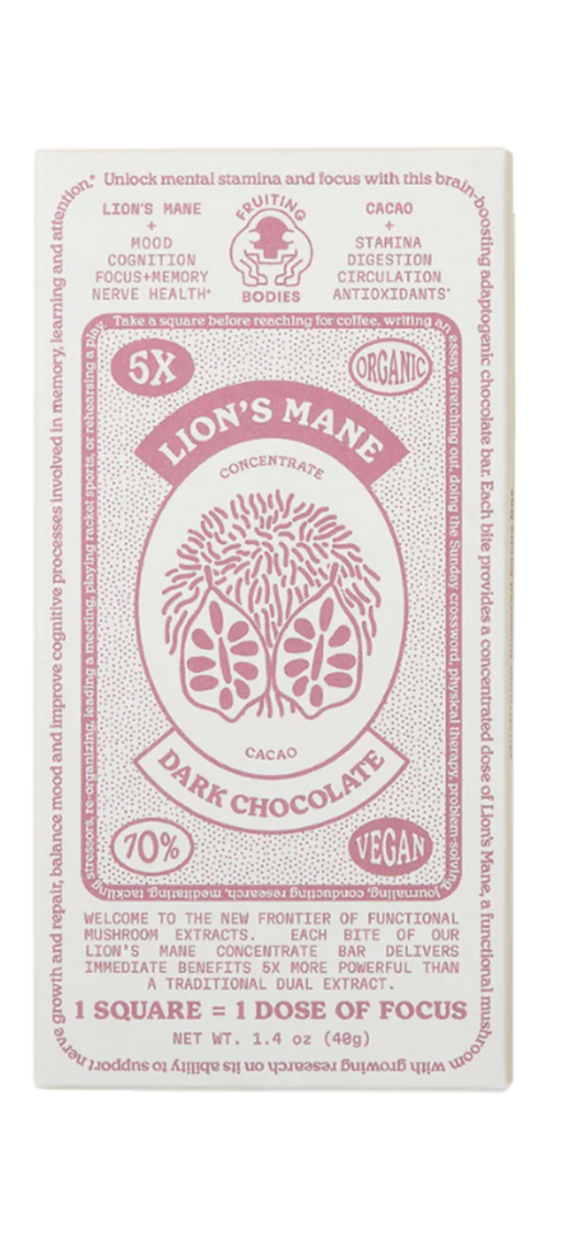 Fruiting Bodies Lions Mane Dark Chocolate