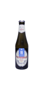 Menabrea Bionda Blonde Lager bottle, Italian craft beer with Bavaria hops, 330 ml.